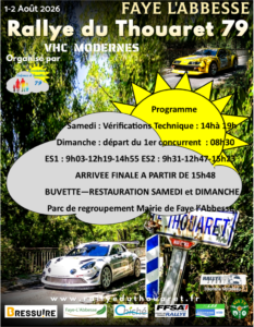 Prochaine épreuve : Le THOUARET !