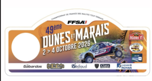 Rendez-vous en Octobre pour le 49ème RALLYE DUNES ET MARAIS 2026